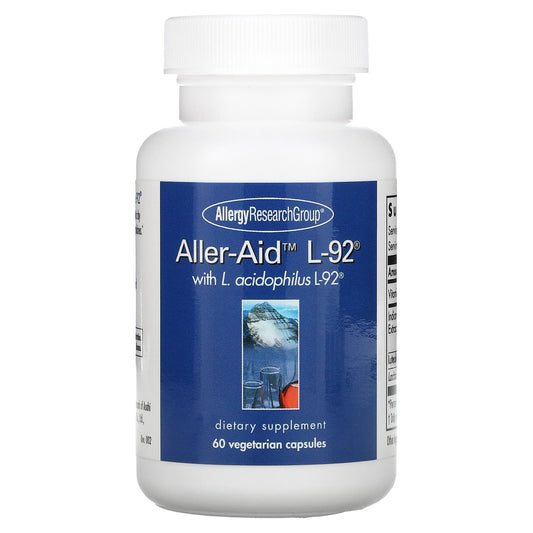 Allergy Research Group-Aller-Aid L-92 with L. Acidophilus L-92-60 Vegetarian Capsules