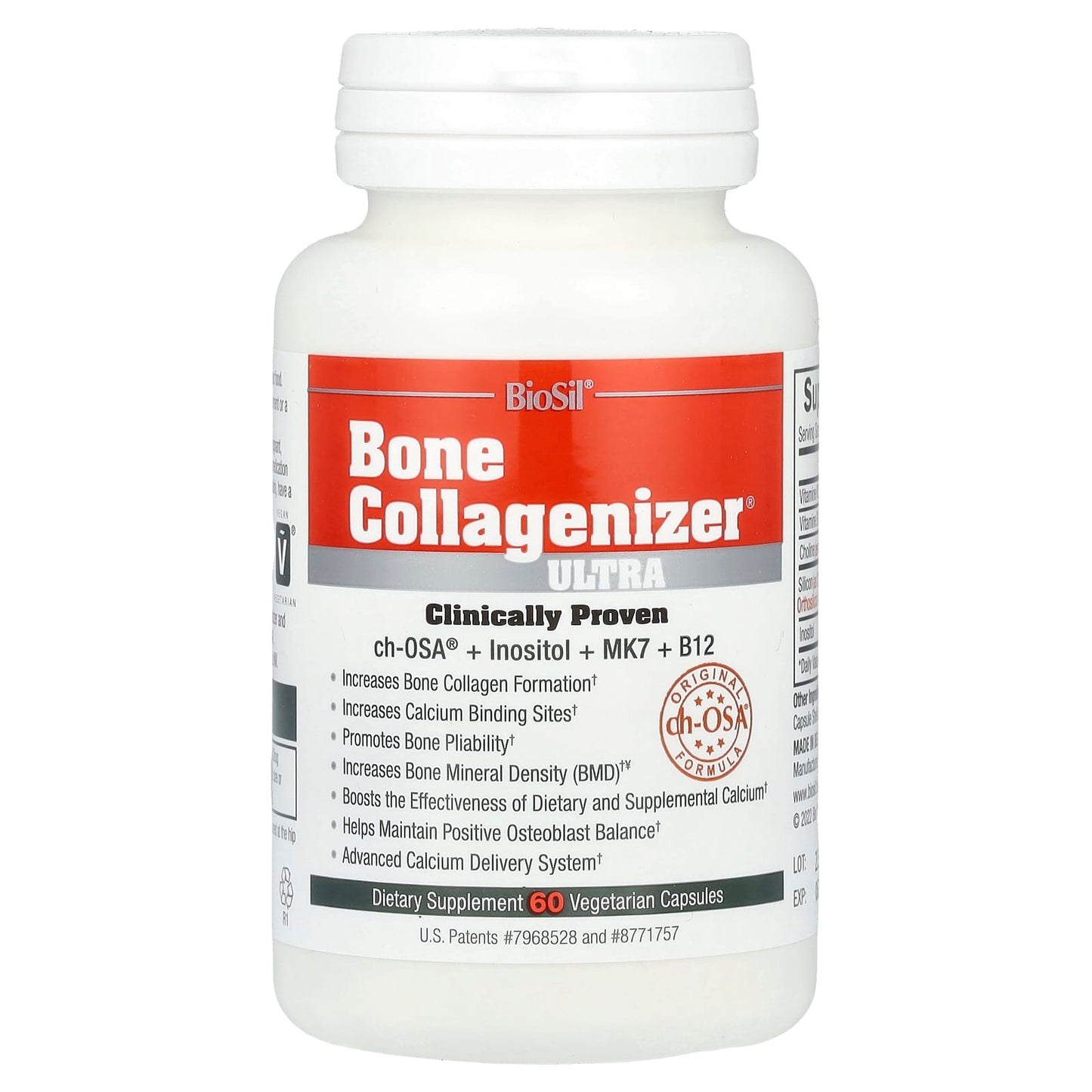 BioSil, Bone Collagenizer Ultra, 60 Vegetarian Capsules