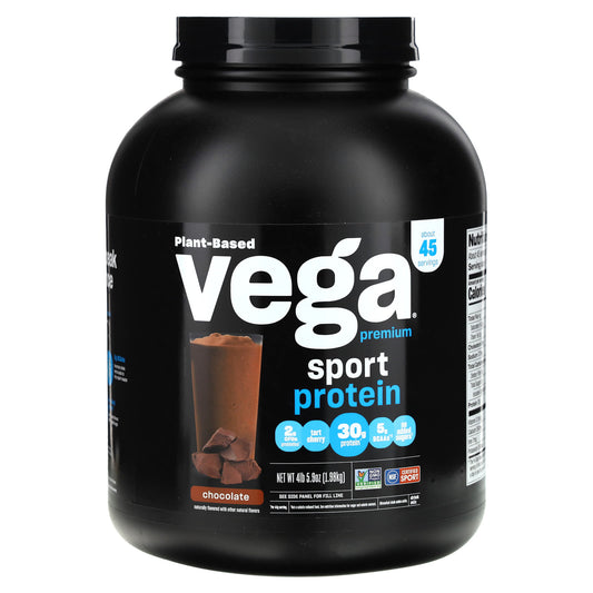 Vega-Sport-Plant-Based Premium Protein-Chocolate-4 lb 5.9 oz (1.98 kg)