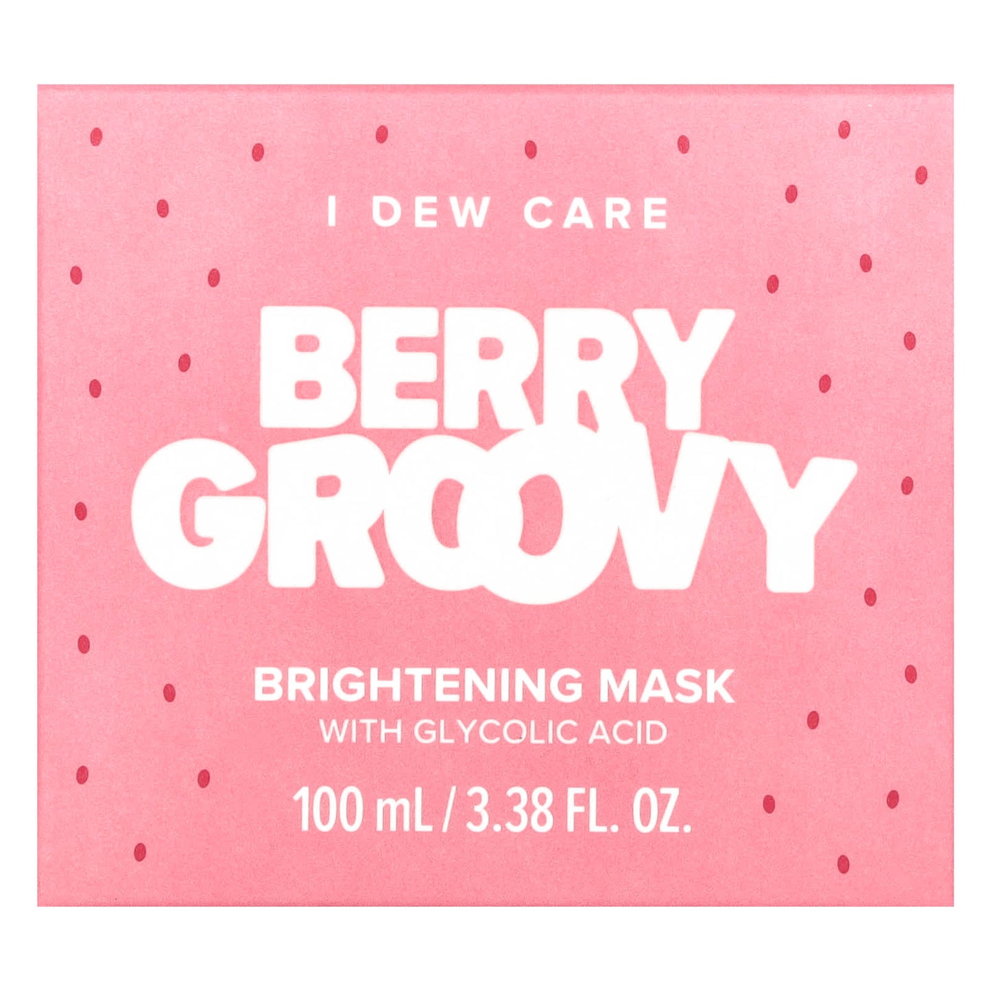 I Dew Care, Berry Groovy, Brightening Beauty Mask with Glycolic Acid , 3.38 fl oz (100 ml)