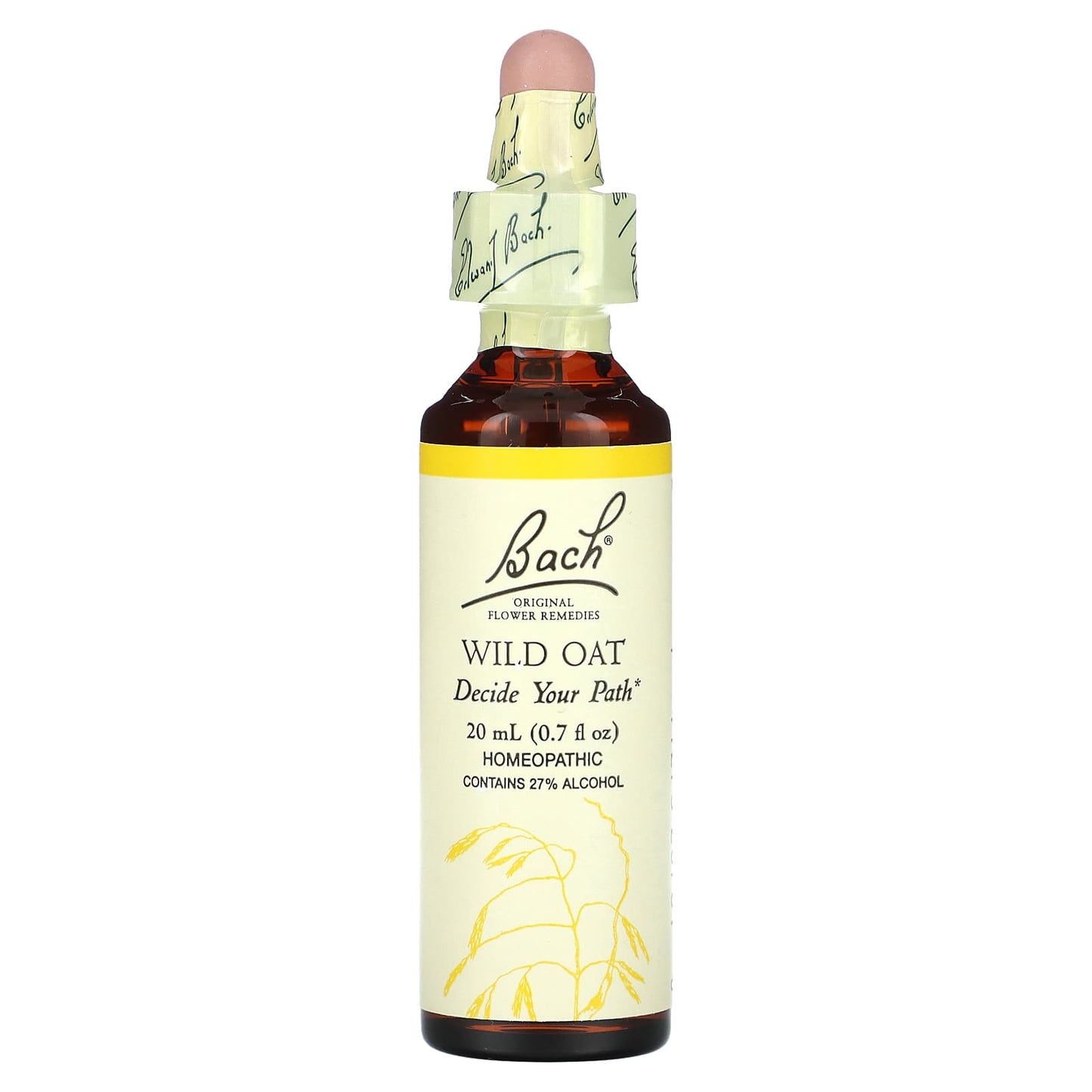 Bach-Original Flower Remedies-Wild Oat-0.7 fl oz (20 ml)