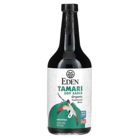 Eden Foods-Organic Tamari Soy Sauce-20 fl oz (591 ml)