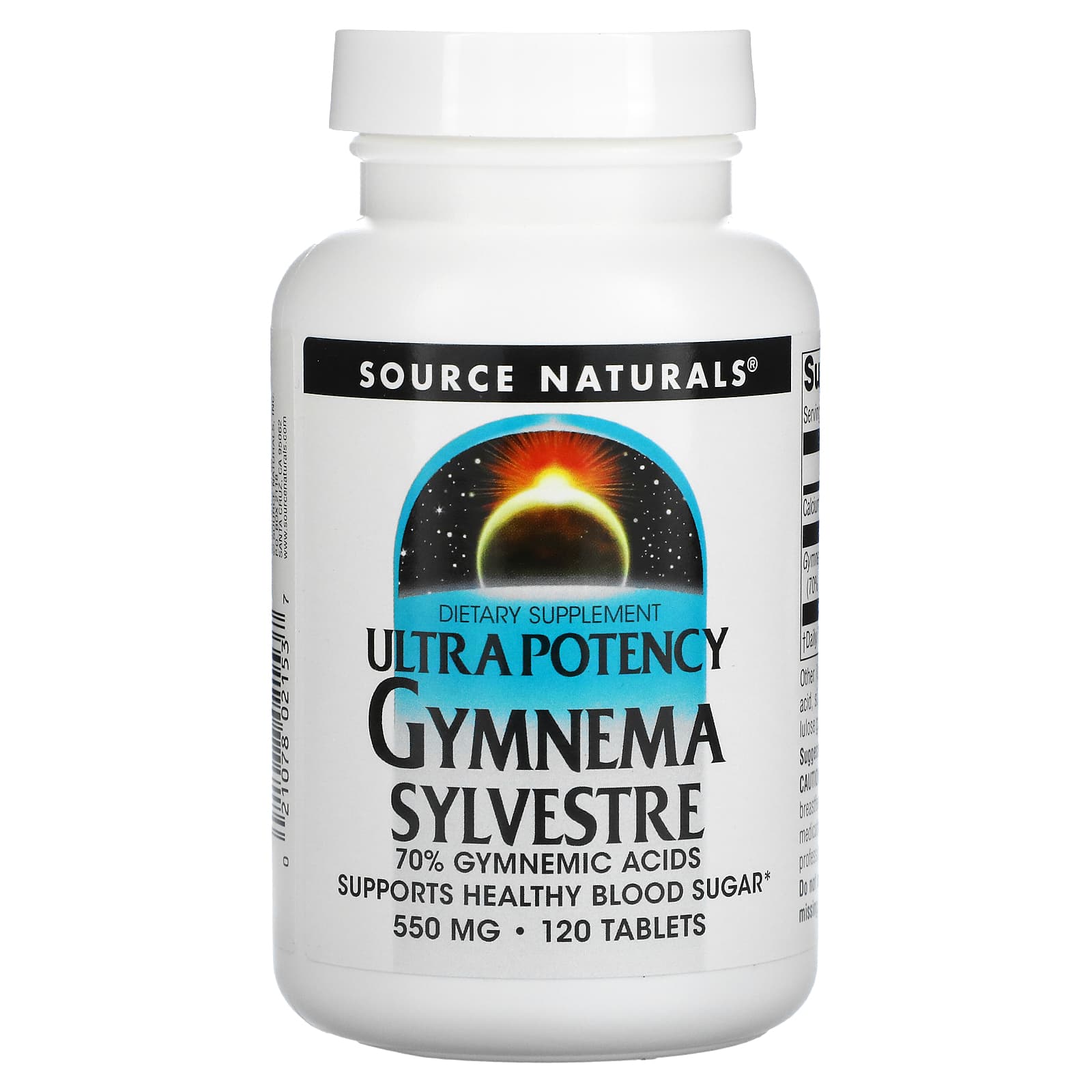 Source Naturals-Ultra Potency Gymnema Sylvestre-550 mg-120 Tablets