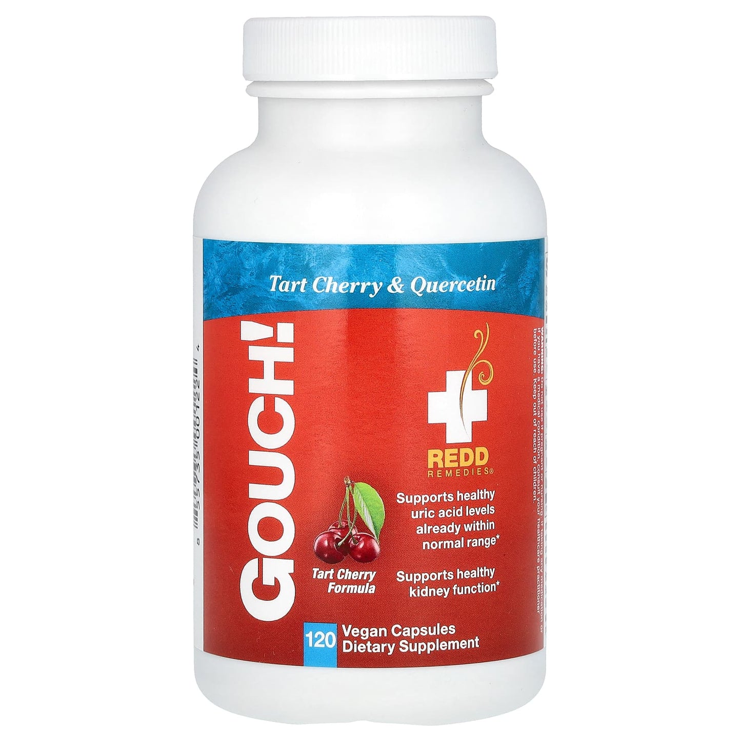 Redd Remedies-Gouch!-Tart Cherry & Quercetin-120 Vegan Capsules