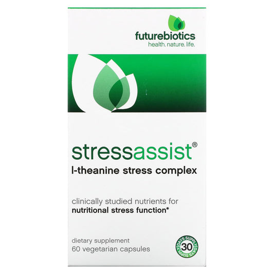 Futurebiotics-Stressassist-L-Theanine Stress Complex-60 Vegetarian Capsules