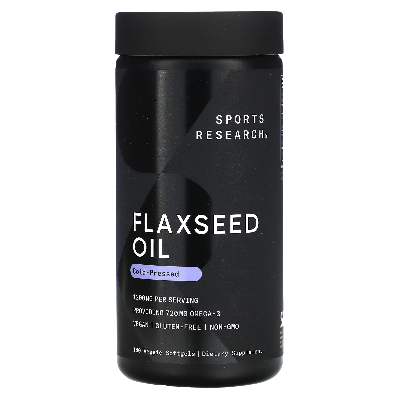 Sports Research-Flaxseed Oil-1,200 mg-180 Veggie Softgels