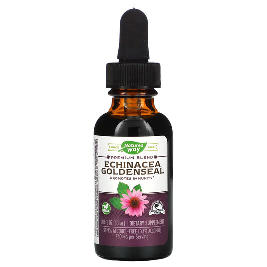 Nature's Way-Echinacea Goldenseal-99.9% Alcohol Free -1.01 fl oz (30 ml)