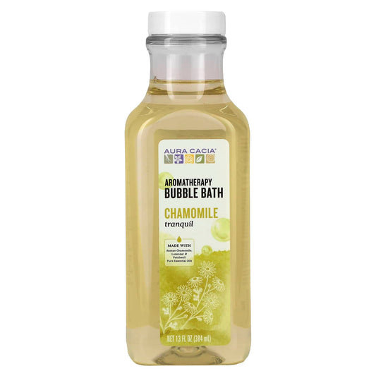 Aura Cacia-Aromatherapy Bubble Bath-Tranquil  Chamomile-13 fl oz (384 ml)