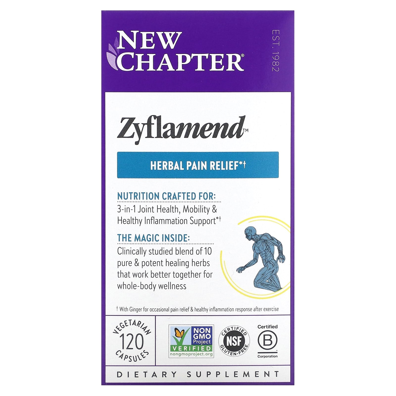 New Chapter-Zyflamend-120 Vegetarian Capsules