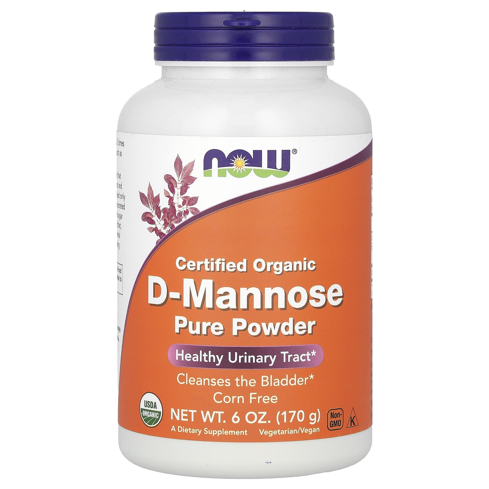 NOW Foods-D-Mannose Pure Powder-6 oz (170 g)