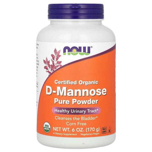 NOW Foods-D-Mannose Pure Powder-6 oz (170 g)