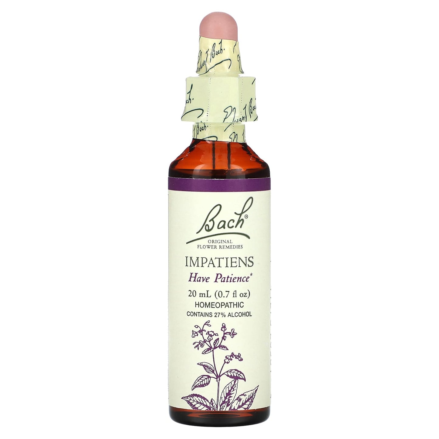 Bach-Original Flower Remedies-Impatiens-0.7 fl oz (20 ml)