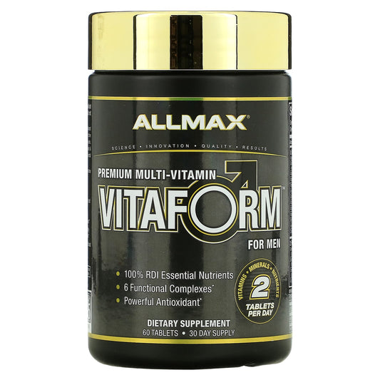 ALLMAX-Vitaform-Premium Multi-Vitamin For Men-60 Tablets