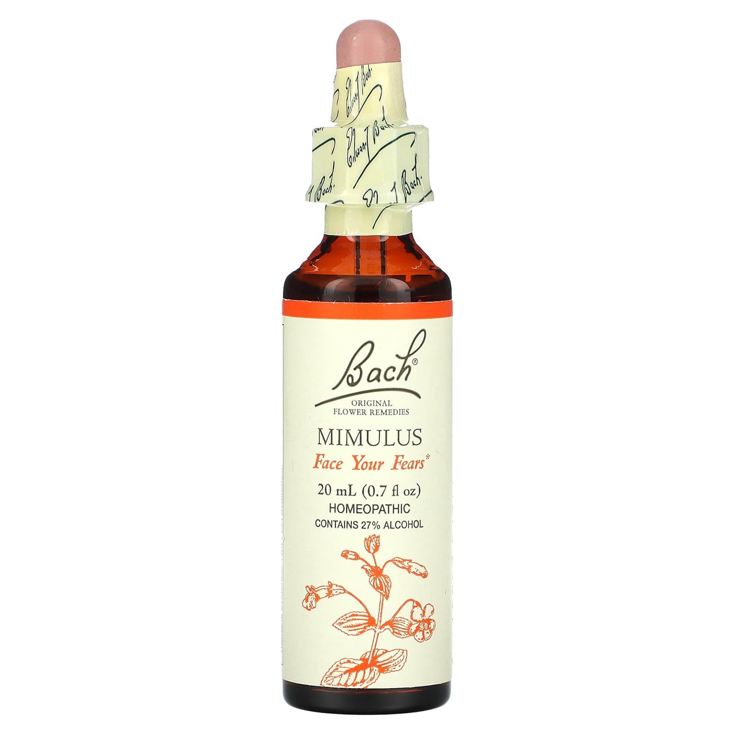 Bach-Original Flower Remedies-Mimulus-0.7 fl oz (20 ml)