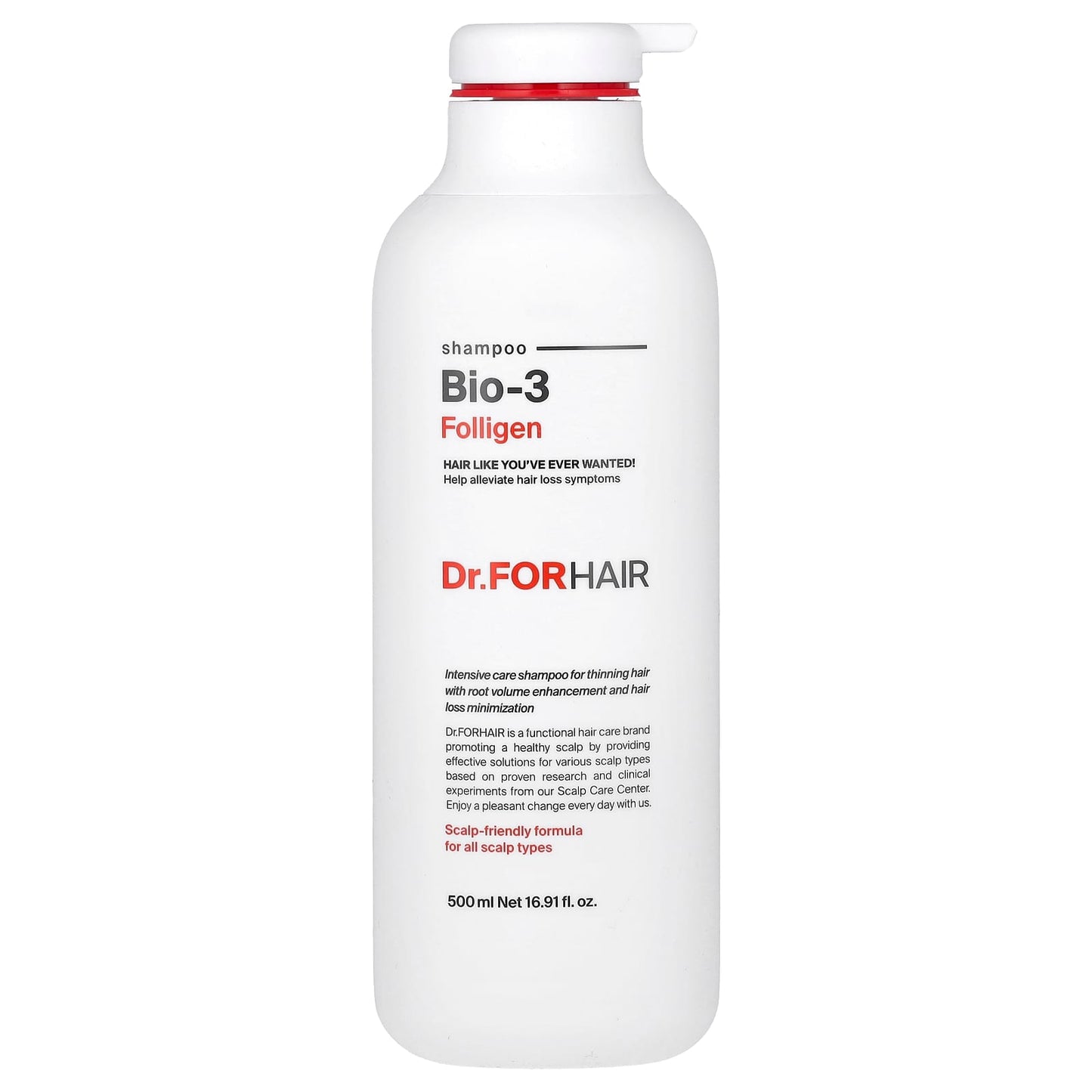 Dr.ForHair-Folligen Shampoo-Bio-3 -16.91 fl oz (500 ml)