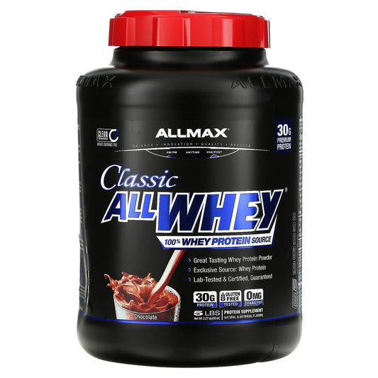 ALLMAX-Classic AllWhey-100% Whey Protein-Chocolate-5 lbs (2.27 kg)