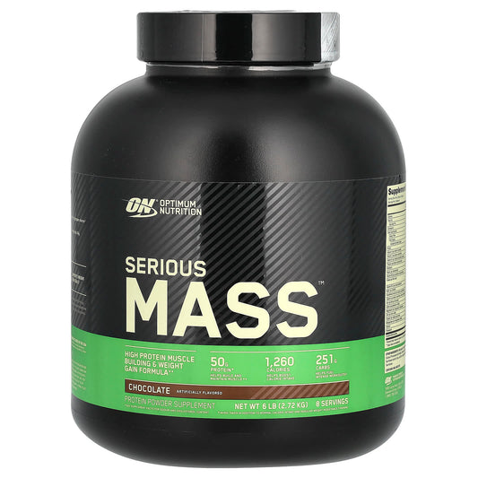 Optimum Nutrition-Serious Mass-Chocolate-6 lb (2.72 kg)