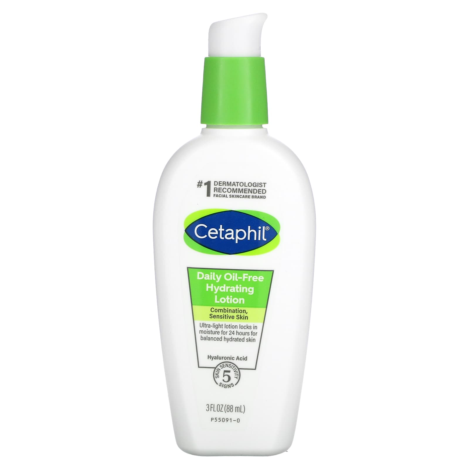 Cetaphil-Daily Oil-Free Hydrating Lotion-Fragrance Free-3 fl oz (88 ml)