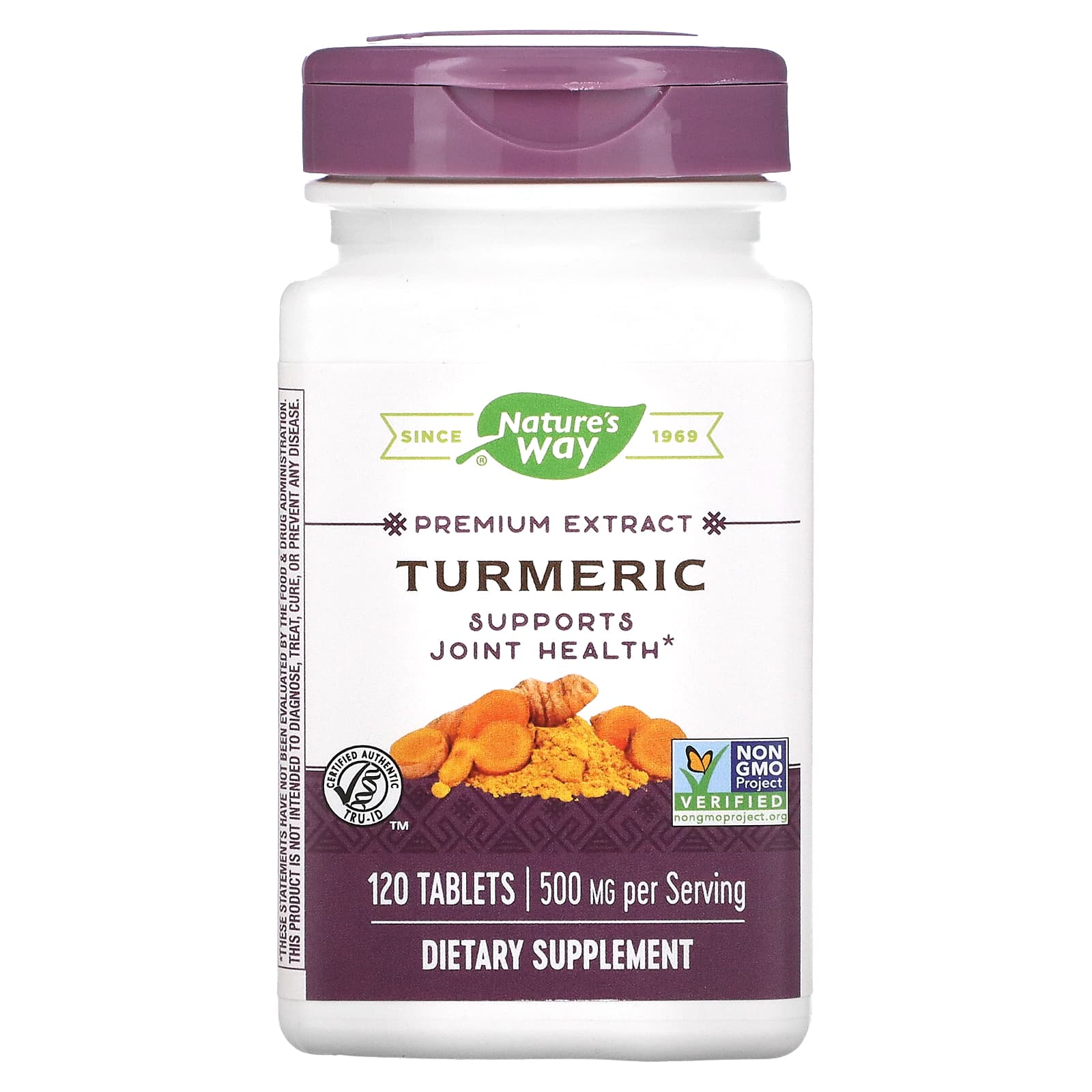 Nature's Way-Premium Extract-Turmeric-500 mg-120 Tablets