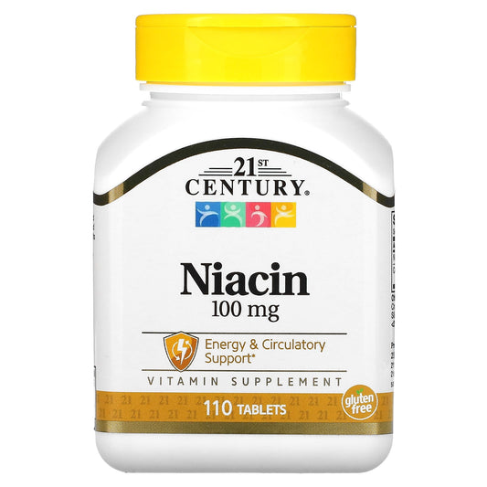 21st Century-Niacin-100 mg-110 Tablets