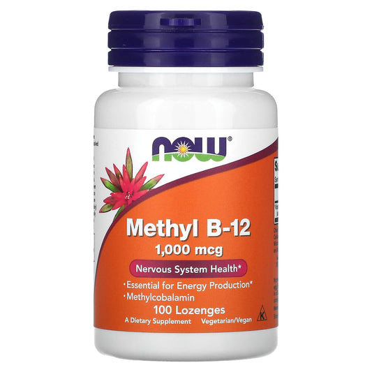 NOW Foods-Methyl B-12-1,000 mcg-100 Lozenges