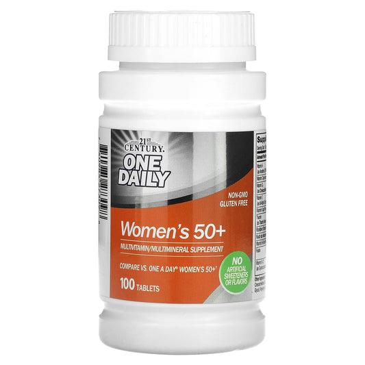 21st Century-One Daily-Women's 50+-Multivitamin Multimineral-100 Tablets