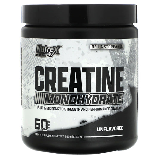 Nutrex Research-Creatine Monohydrate-Unflavored-10.58 oz (300 g)