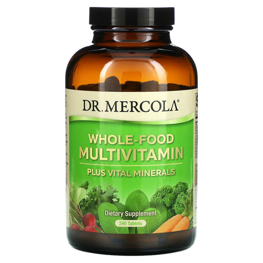 Dr. Mercola-Whole-Food Multivitamin Plus Vital Minerals-240 Tablets