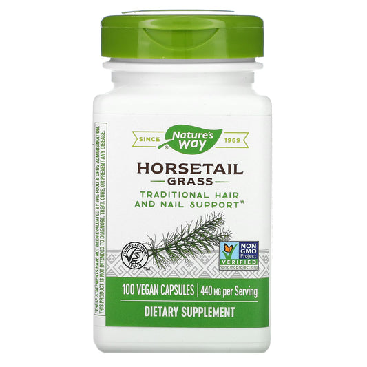 Nature's Way-Horsetail Grass-440 mg-100 Vegan Capsules