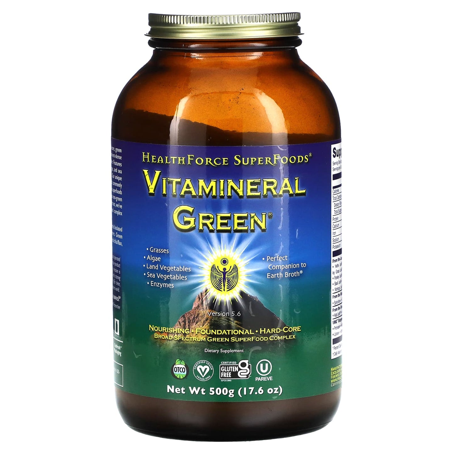 HealthForce Superfoods-Vitamineral Green-Version 5.6-17.6 oz (500 g)