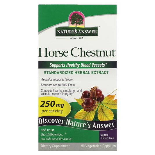 Nature's Answer-Horse Chestnut-250 mg-90 Vegetarian Capsules