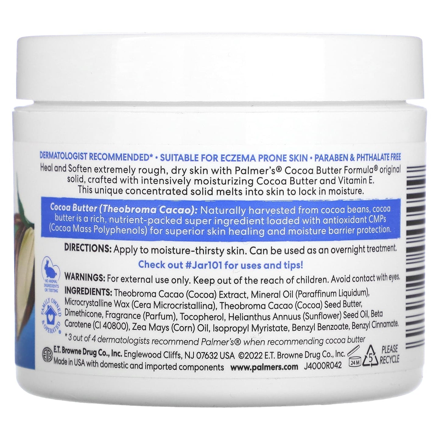 Palmer's, Cocoa Butter Formula with Vitamin E, 3.5 oz (100 g)