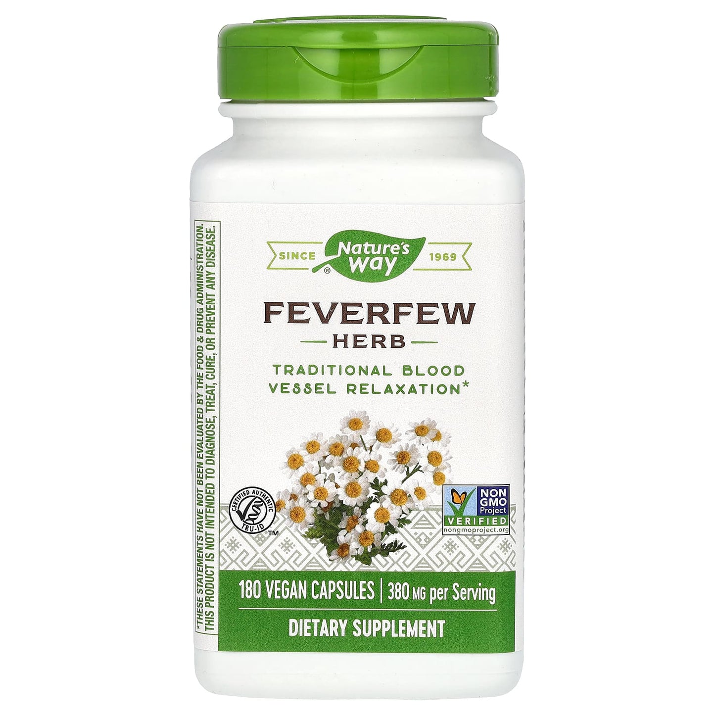 Nature's Way-Feverfew Herb-380 mg-180 Vegan Capsules