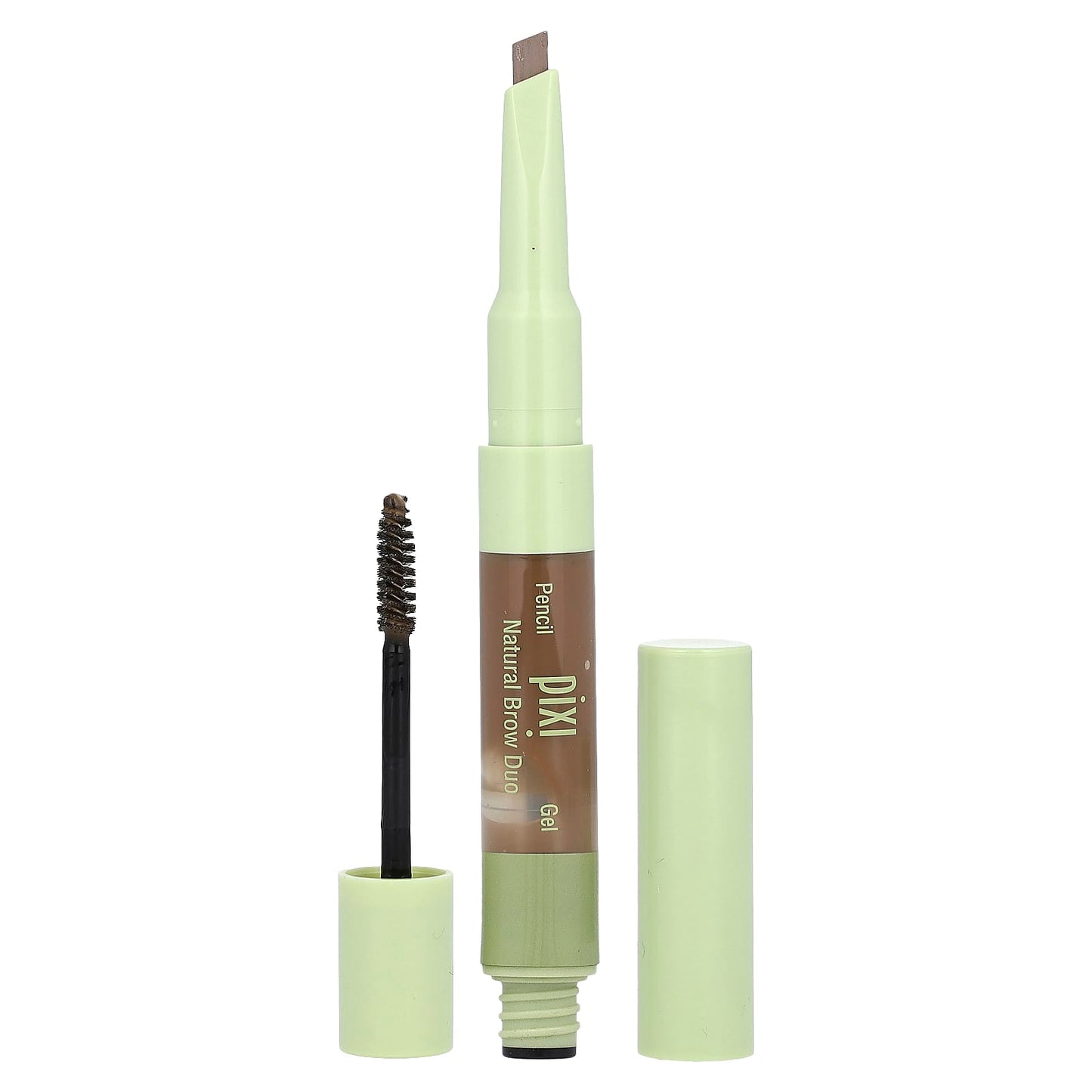 Pixi Beauty-2-In-1 Natural Brow Duo-Brow Pencil & Gel-0305  Natural Brown-1 Count