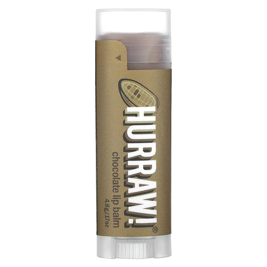 Hurraw! Balm-Lip Balm-Chocolate-0.17 oz (4.8 g)