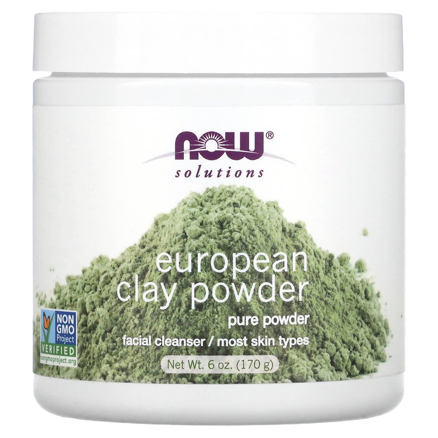 NOW Foods-Solutions-European Clay Powder-6 oz (170 g)