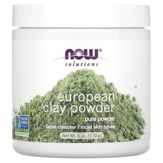 NOW Foods-Solutions-European Clay Powder-6 oz (170 g)