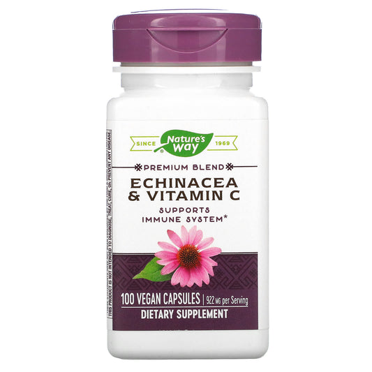 Nature's Way-Echinacea & Vitamin C-100 Vegan Capsules