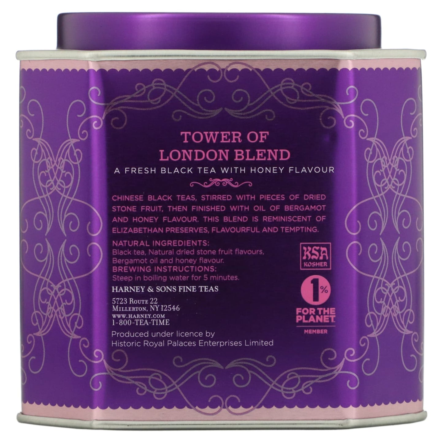 Harney & Sons, Tower of London Blend, A Fresh Black Tea Blend, 30 Sachets, 2.65 oz (75 g)