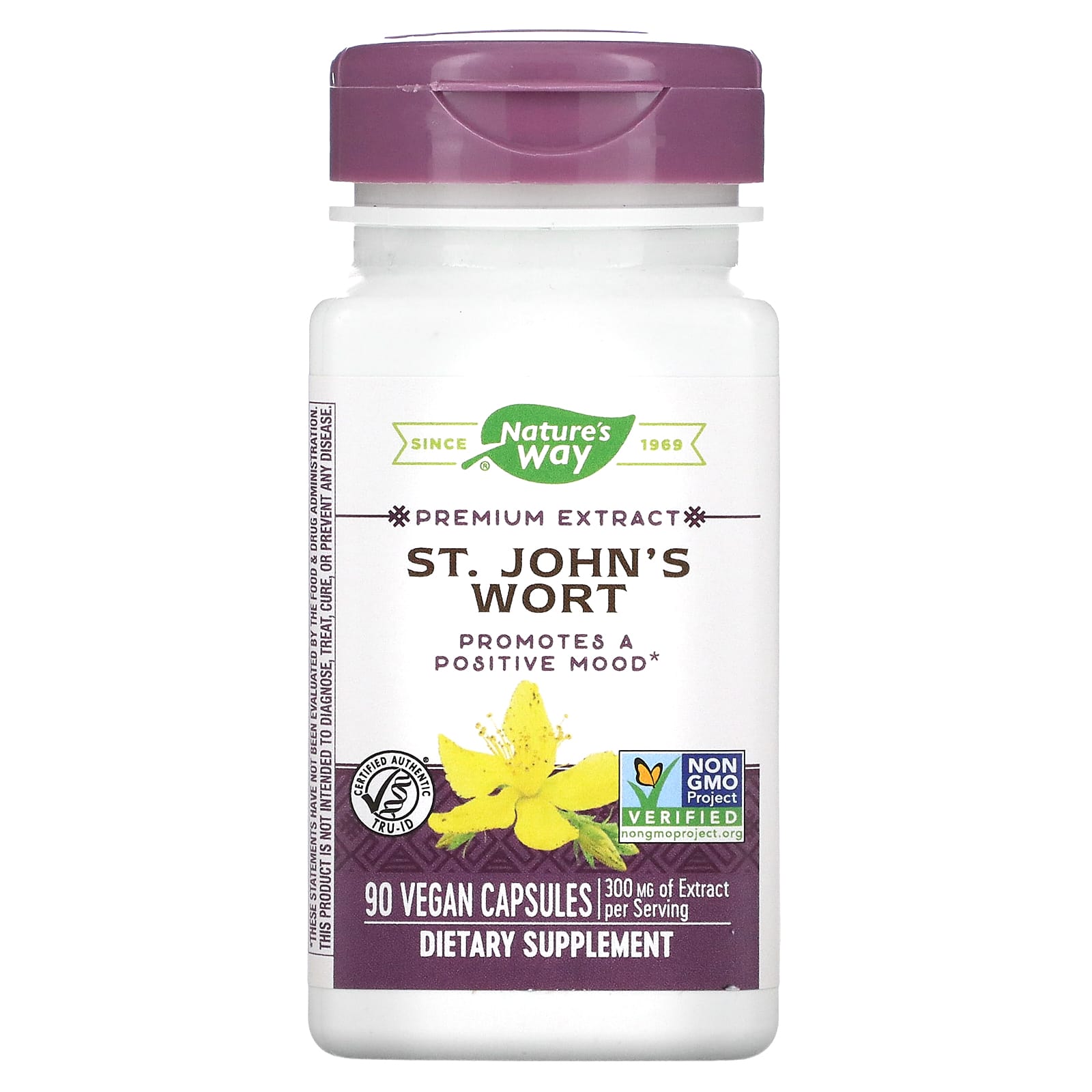 Nature's Way-St. John's Wort-300 mg-90 Vegan Capsules