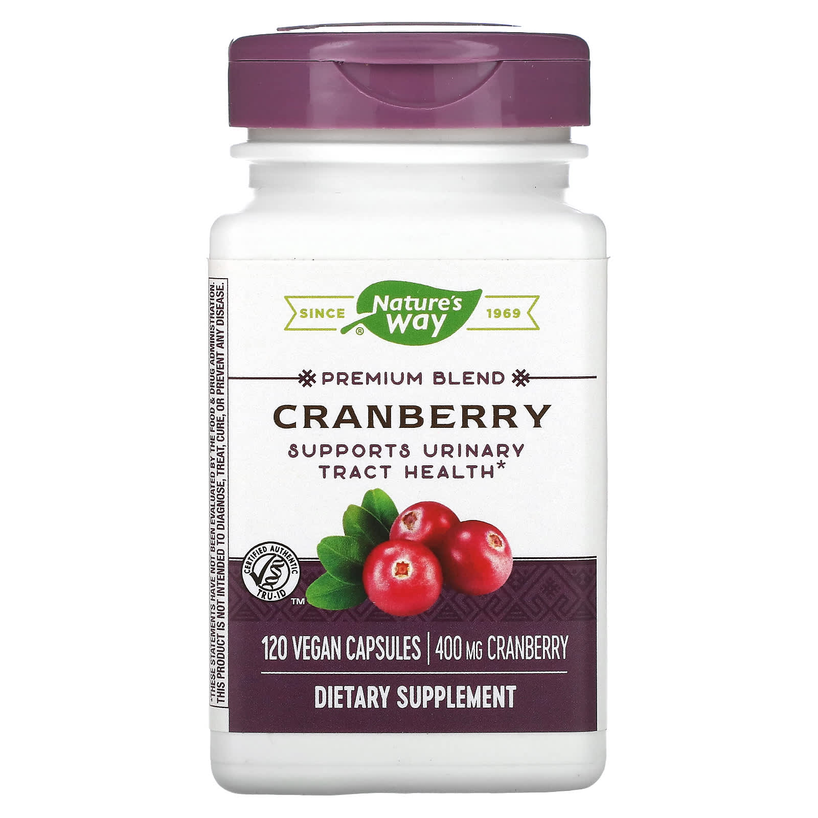 Nature's Way-Cranberry-400 mg-120 Vegan Capsules