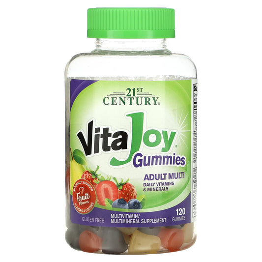 21st Century-VitaJoy Gummies-Adult Multivitamin-Fruit Flavor-120 Gummies