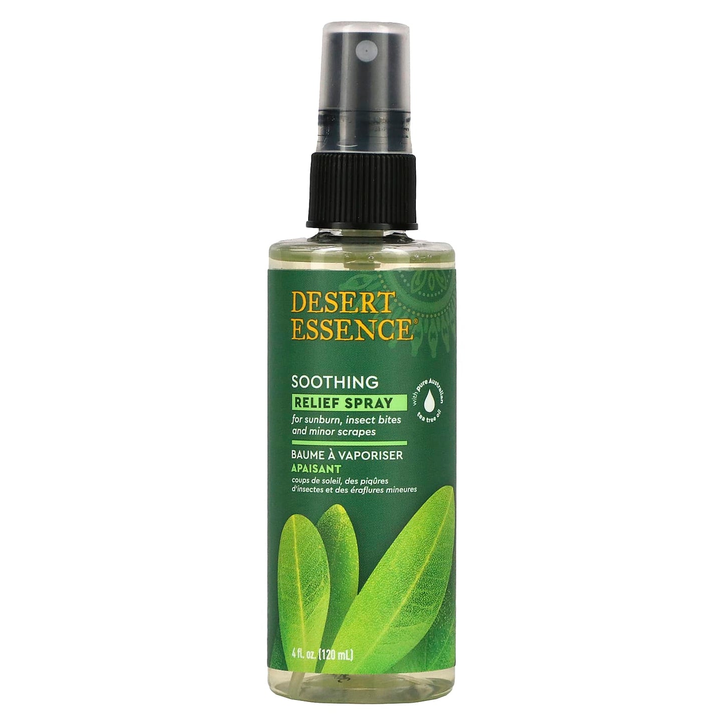 Desert Essence-Soothing Relief Spray-4 fl oz (120 ml)