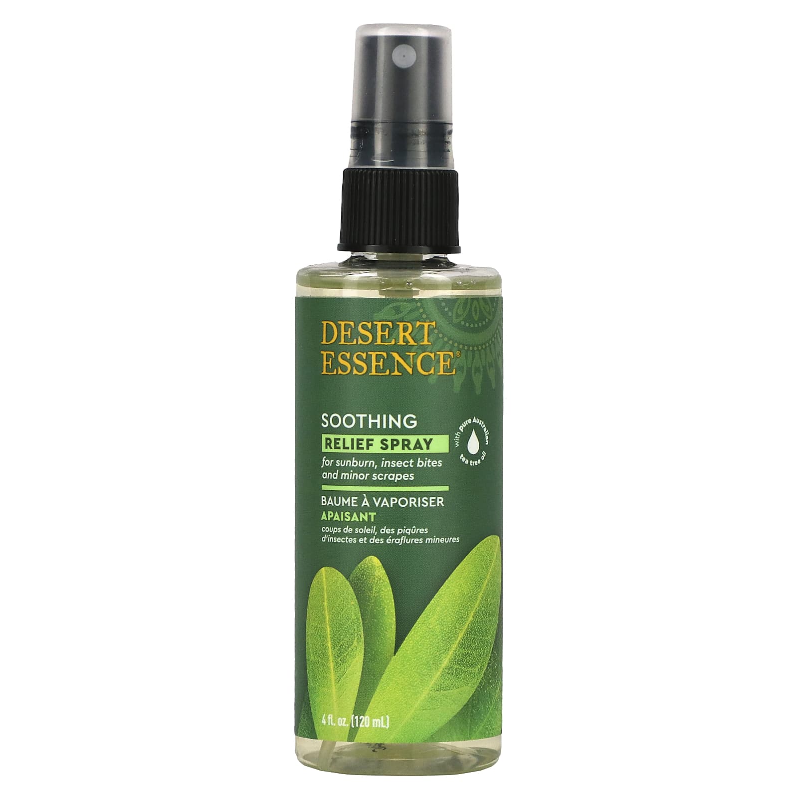 Desert Essence-Soothing Relief Spray-4 fl oz (120 ml)