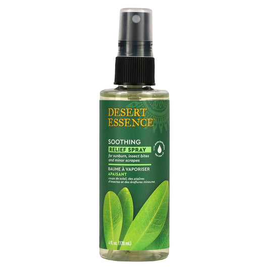 Desert Essence-Soothing Relief Spray-4 fl oz (120 ml)