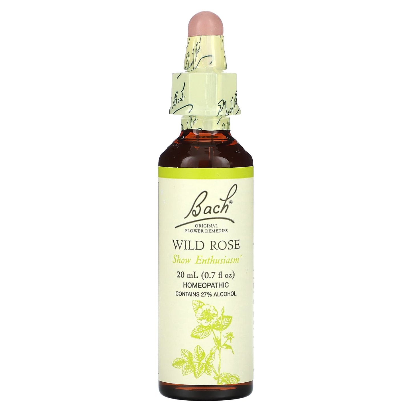 Bach-Original Flower Remedies-Wild Rose-0.7 fl oz (20 ml)