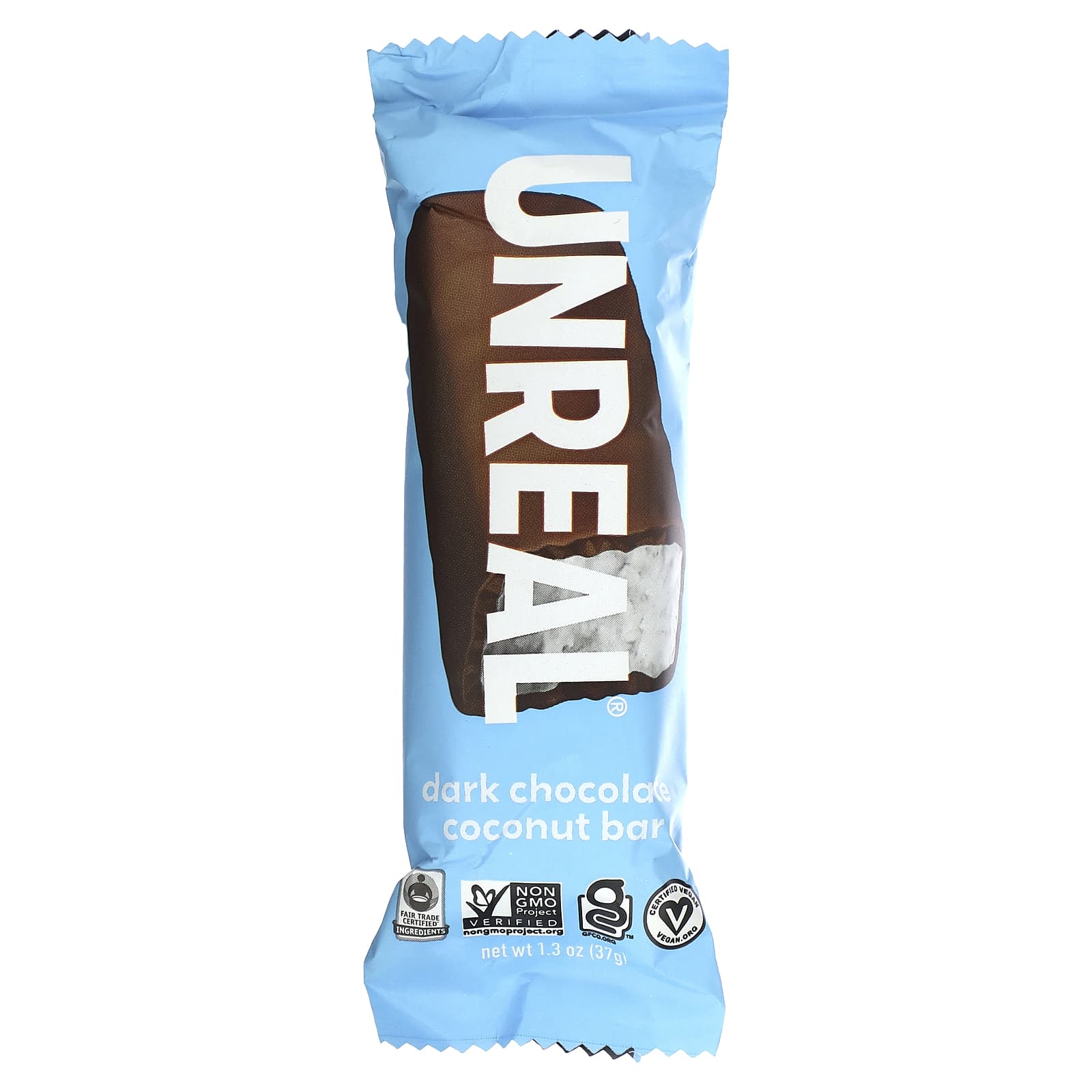 Unreal-Dark Chocolate Coconut Bar-1.3 oz (37 g)