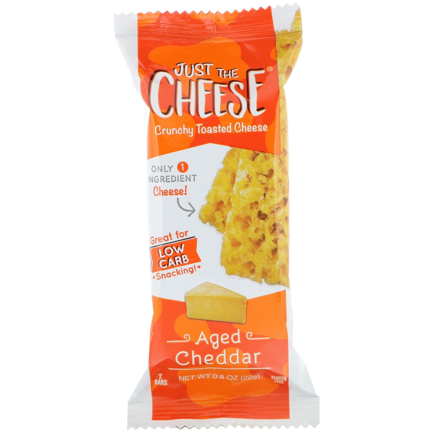 Just The Cheese, Aged Cheddar Bars, 12 Bars, 0.8 oz (22 g)