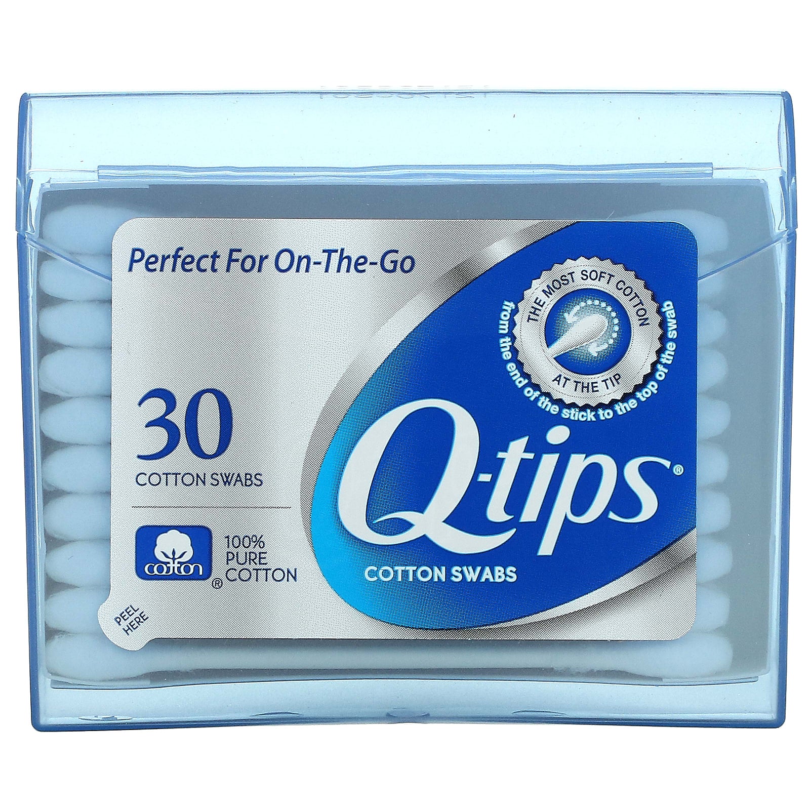 Q-tips-Cotton Swabs-On-The-Go-30 Swabs