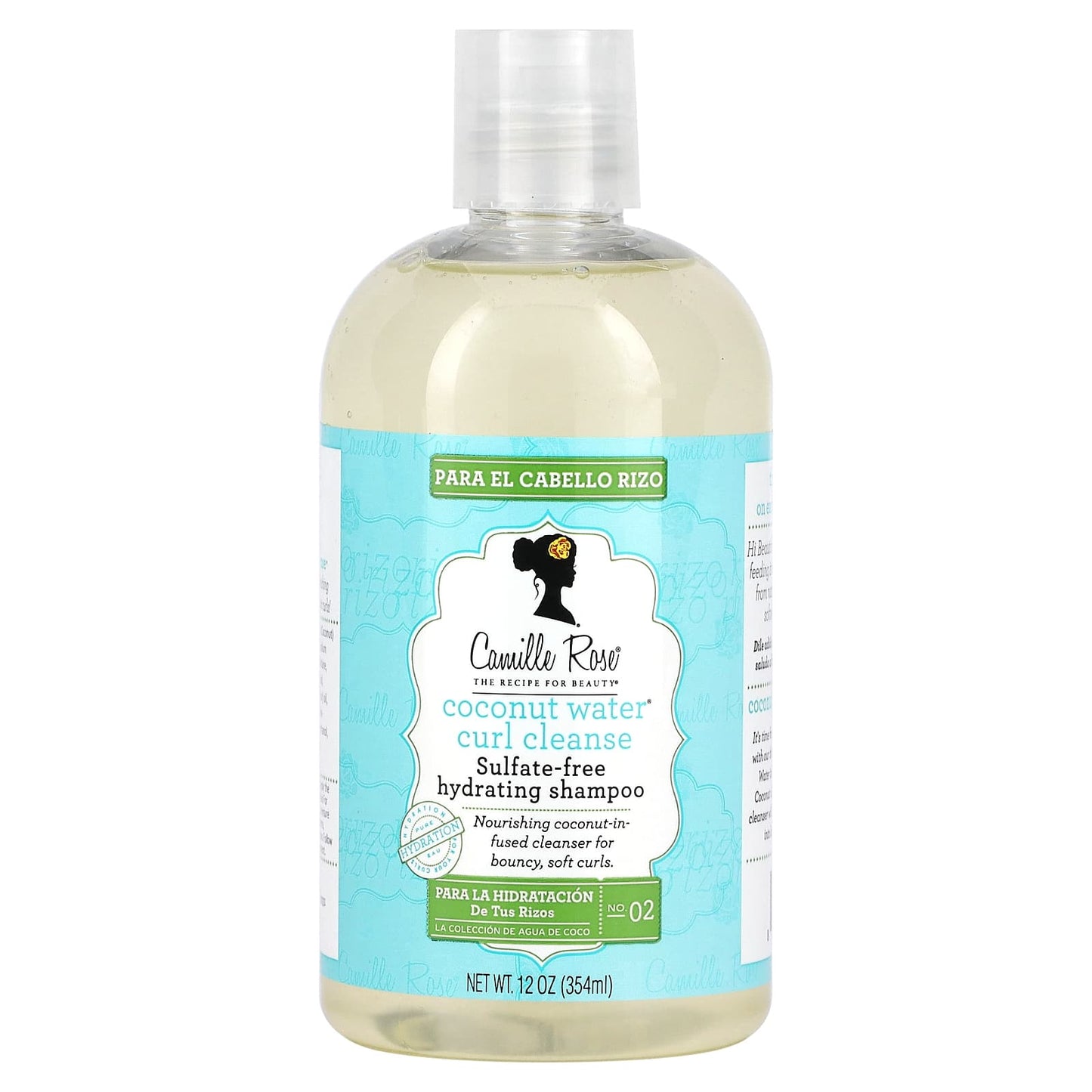 Camille Rose-Coconut Water Curl Cleanse-Hydrating Shampoo-12 oz (354 ml)